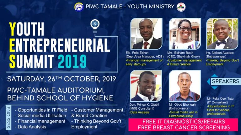Youth Entrepreneurial Summit 2019 – PIWC TAMALE